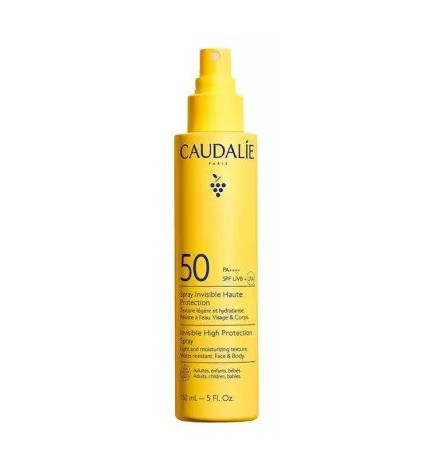 Caudalie – Spray Solaire Invisible Haute Protection SPF50, 150 ml