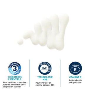 CeraVe – Fluide Hydratant Invisible SPF50 Haute Protection, 50 ml