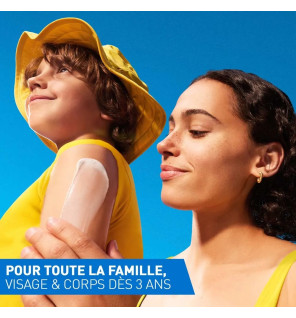 CeraVe – Lait Solaire Invisible Hydratant SPF30 Visage et Corps Peaux Sensibles, 75 ml