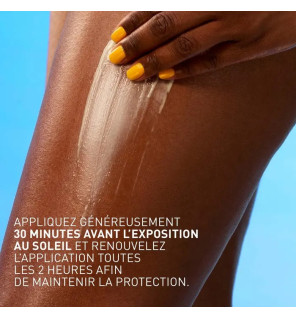 CeraVe – Lait Solaire Invisible Hydratant SPF30 Visage et Corps Peaux Sensibles, 75 ml