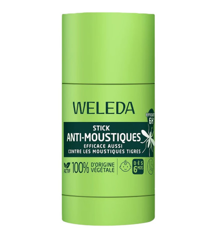 Weleda – Stick anti-moustiques à l’eucalyptus citronné, 25 g