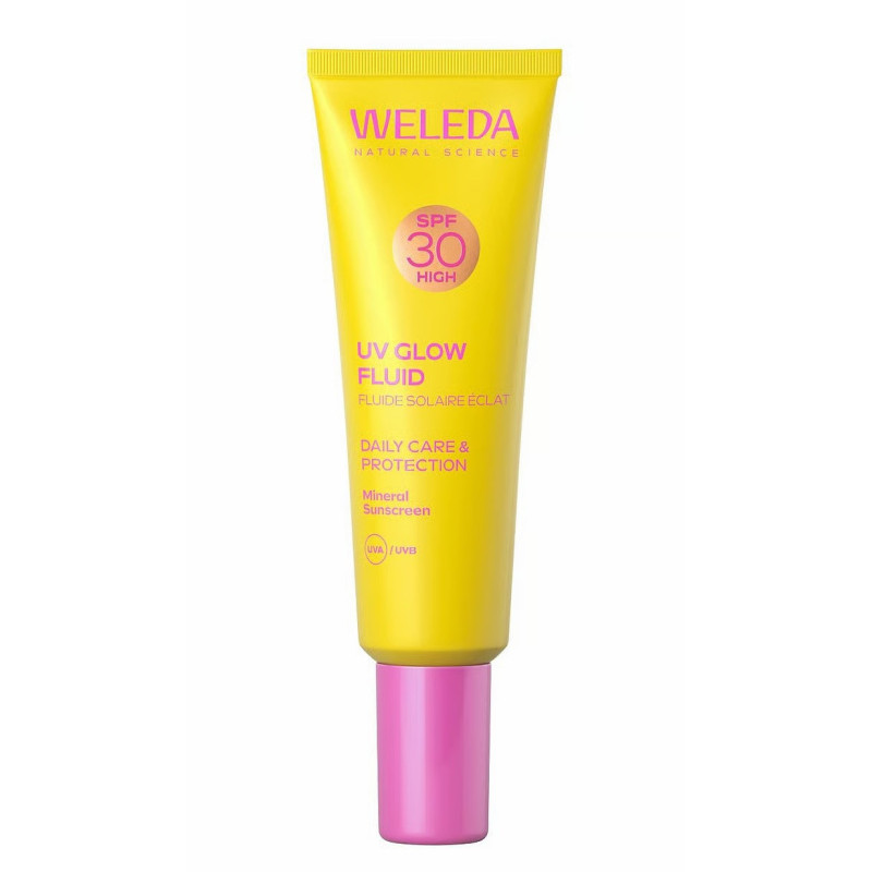 Fluide solaire Éclat – Soin hydratant illuminateur SPF30, 30 ml