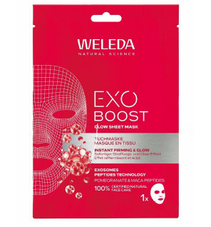 Weleda – Masque EXO BOOST Glow raffermissant éclat, 20 ml