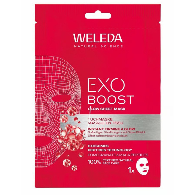Weleda – Masque EXO BOOST Glow raffermissant éclat, 20 ml
