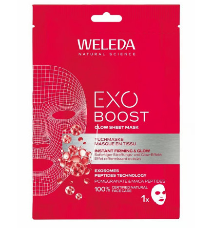 Weleda – Masque EXO BOOST Glow raffermissant éclat, 20 ml