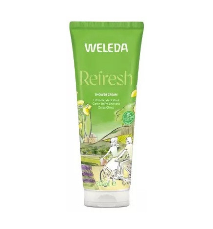 Weleda – Crème de Douche Vivifiante Citrus, 200 ml