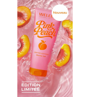 Weleda – Gel Douche Pink Peach édition limitée, 200 ml