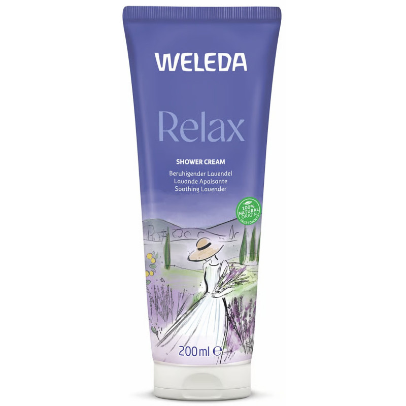 Weleda – Crème de Douche Relax Lavande Apaisante, 200 ml