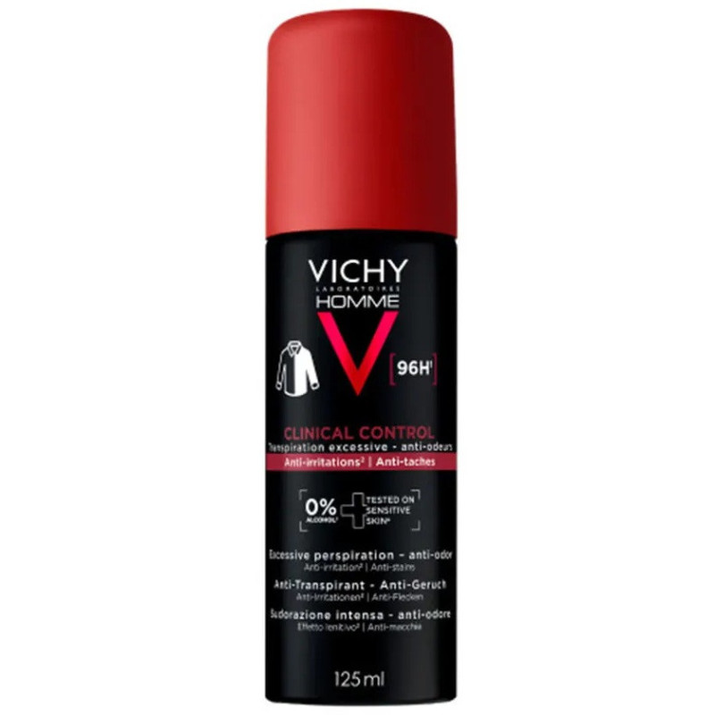 Vichy – Homme Anti-transpirant Extrême 96h, 125 ml