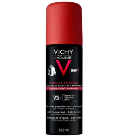 Vichy – Homme Anti-transpirant Extrême 96h, 125 ml