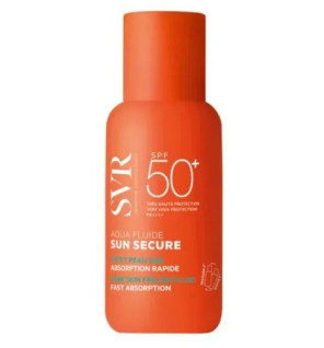 SVR – Sun Secure Aqua Fluide SPF50+ Visage Peaux Sensibles, 50 ml
