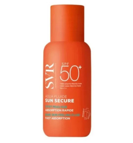 SVR – Sun Secure Aqua Fluide SPF50+ Visage Peaux Sensibles, 50 ml