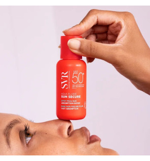 SVR – Sun Secure Aqua Fluide SPF50+ Visage Peaux Sensibles, 50 ml