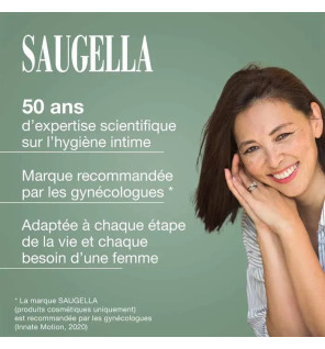 Saugella – Poligyn 50+ Soin Lavant Intime 3en1 Ménopause, 2 x 500 ml