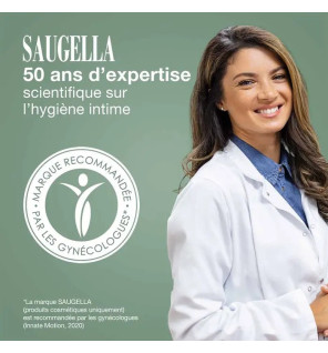 Saugella – Poligyn 50+ Soin Lavant Intime 3en1 Ménopause, 2 x 500 ml