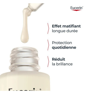 Eucerin – Oil Control Sérum Solaire Ultra-Léger SPF50+ Visage, 30 ml