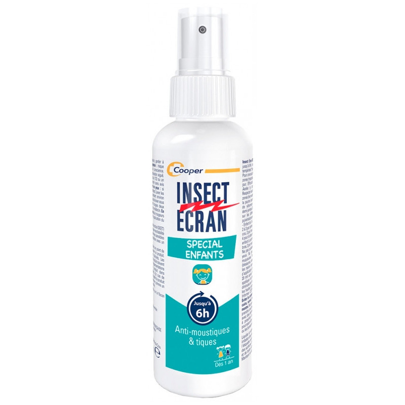 Insect Ecran – Spray Anti-Moustiques Spécial Enfants, 100 ml