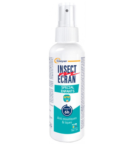 Insect Ecran – Spray Anti-Moustiques Spécial Enfants, 100 ml
