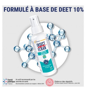 Insect Ecran – Spray Anti-Moustiques Spécial Enfants, 100 ml