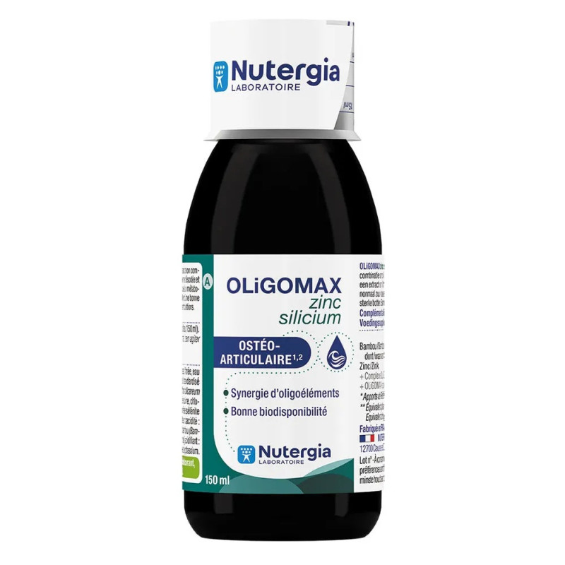 Nutergia – Oligomax Zinc Silicium, 150 ml