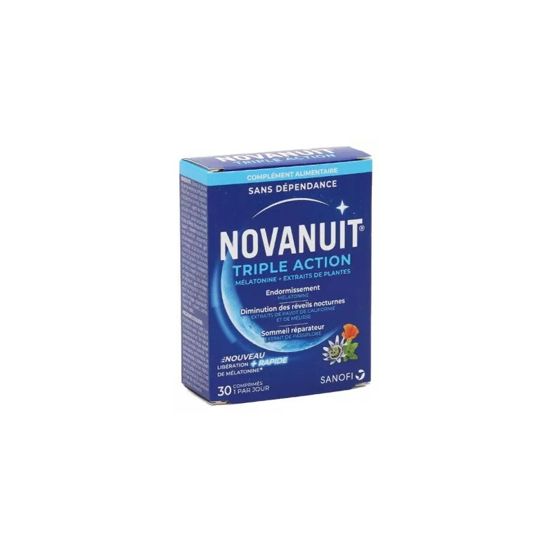 Sanofi – Novanuit Triple Action, 30 comprimés Sanofi – Novanuit Triple Action, 30 comprimés