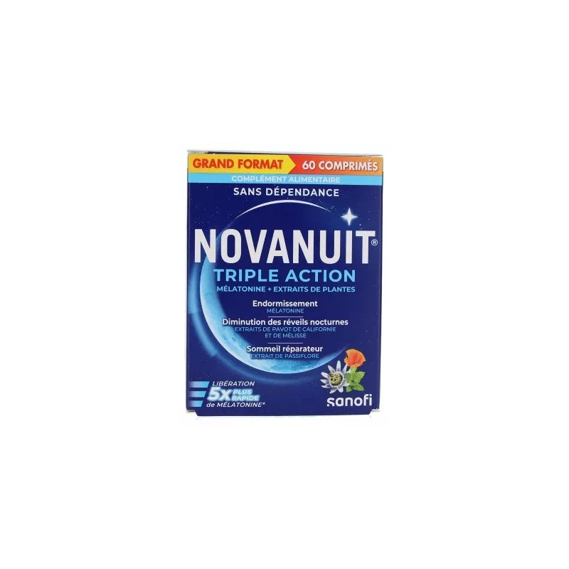 Sanofi – Novanuit Triple Action, 60 comprimés Sanofi – Novanuit Triple Action, 60 comprimés