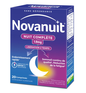 Sanofi – Novanuit Nuit Complète, 20 comprimés