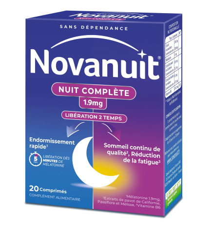 Sanofi – Novanuit Nuit Complète, 20 comprimés