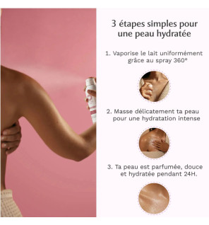 Musc Intime – Lait en Spray Parfumé Sweet Litchi, 200 ml