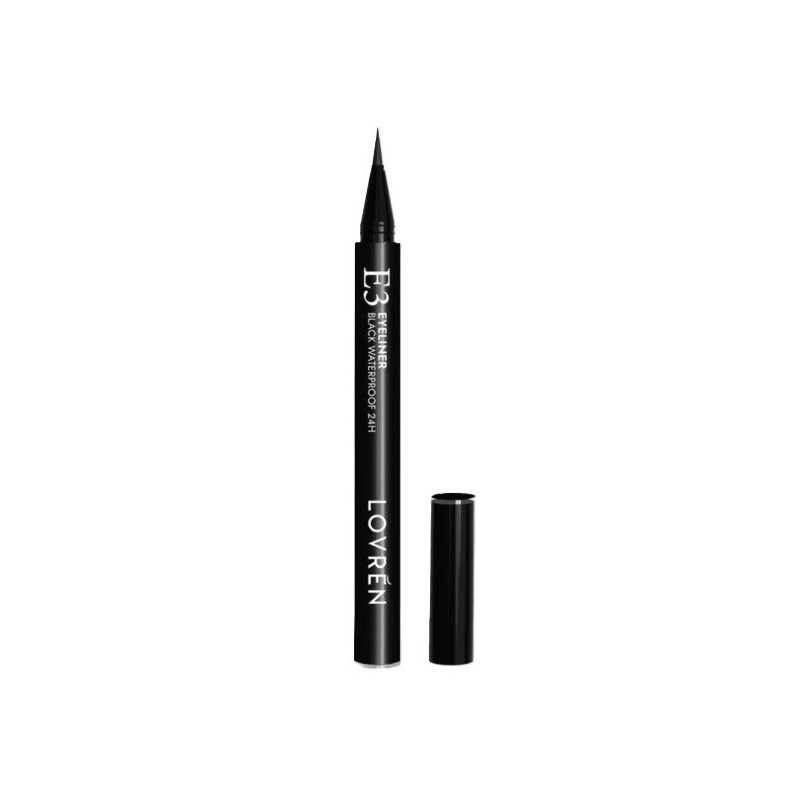 Lovren – Eye Liner Noir Waterproof 24H LE3, 1 unité
