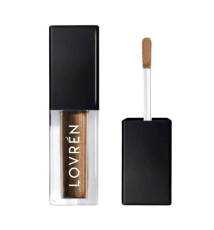 Lovren – Ombre à Paupières Liquide Long Lasting Gris Satiné LOML3, 1 unité
