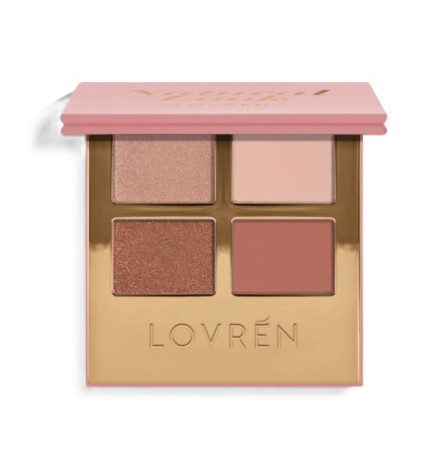 Lovren – Palette Ombre à Paupières Deep Sunset LOM3, 4 couleurs