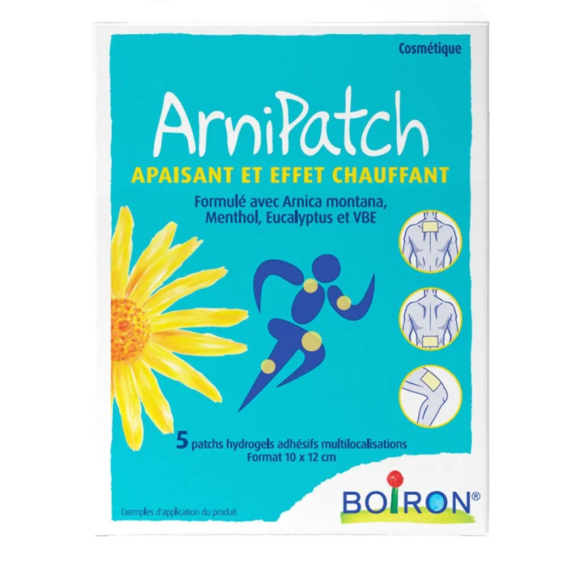 Boiron – Arnipatch Apaisant effet chauffant, 5 patches Boiron – Arnipatch Apaisant effet chauffant, 5 patches