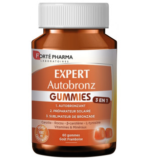 Forté Pharma – Expert Autobronz 3en1 Gummies, 60 gommes