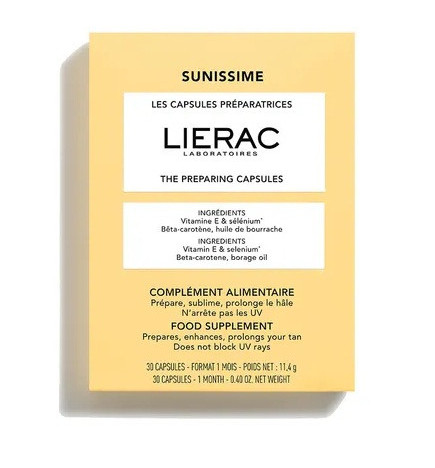 Lierac – Sunissime Les Capsules Préparatrices, 30 capsules
