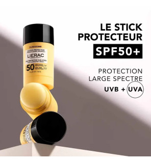 Lierac – Sunissime Stick Protecteur SPF50+ Visage & Zones Sensibles, 15 g