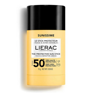 Lierac – Sunissime Stick Protecteur SPF50+ Visage & Zones Sensibles, 15 g