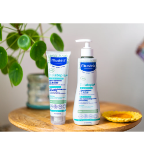 Mustela – Stelatopia+ Crème relipidante anti-grattage certifiée BIO, 300 ml