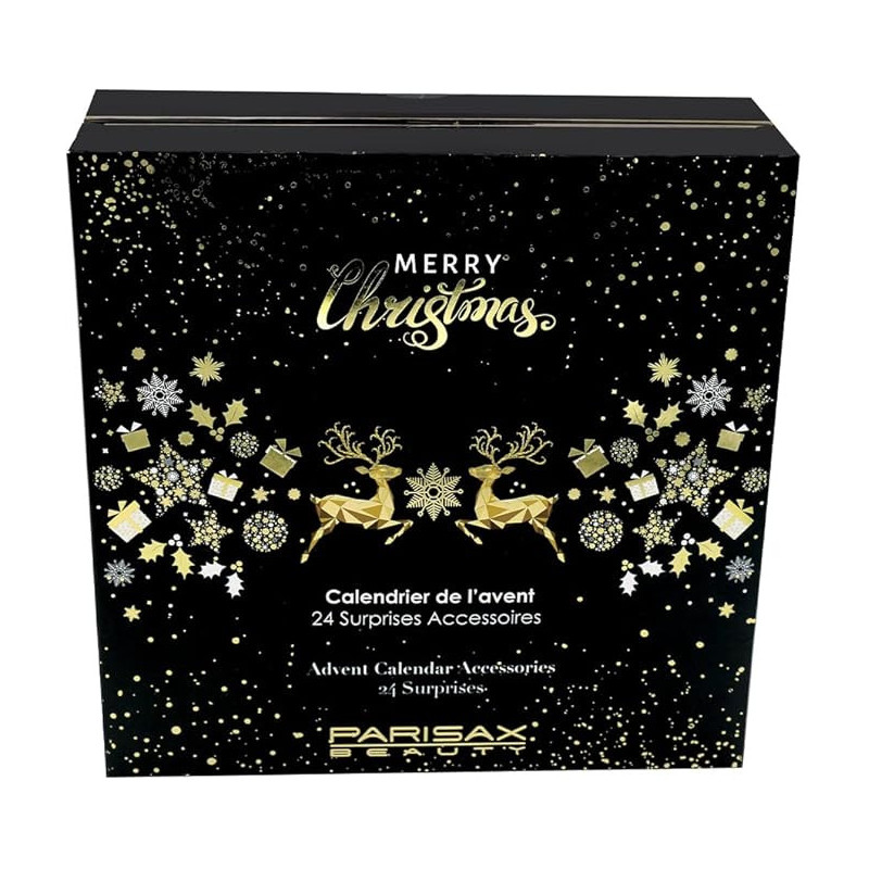 Parisax – Calendrier de l’Avent 2021 Accessoires Beauté, 24 pièces