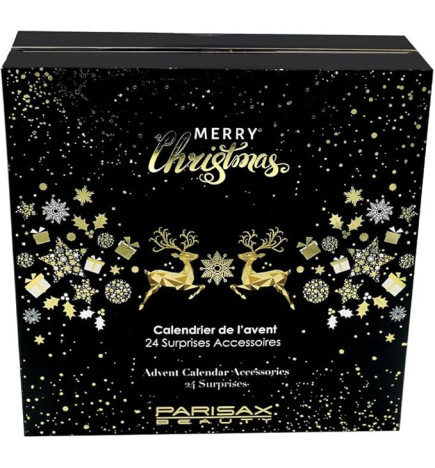Parisax – Calendrier de l’Avent 2021 Accessoires Beauté, 24 pièces