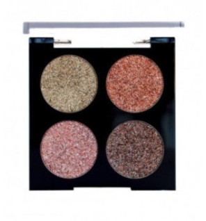 Parisax – Palette 4 fards à paupières crème pailletés