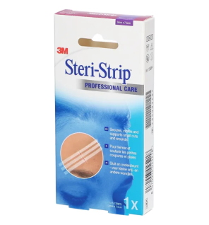 3M – Stéri-Strip Bandelettes adhésives de suture, 3 mm x 75 mm (boîte de 5)