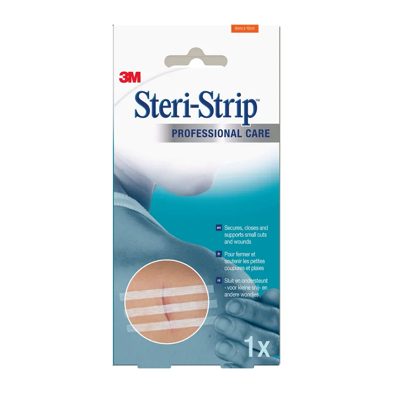 3M – Steri-Strip Sutures cutanées adhésives, 6 mm x 7,5 cm (3 bandes) 3M – Steri-Strip Sutures cutanées adhésives, 6 mm x 7,5 cm (3 bandes)