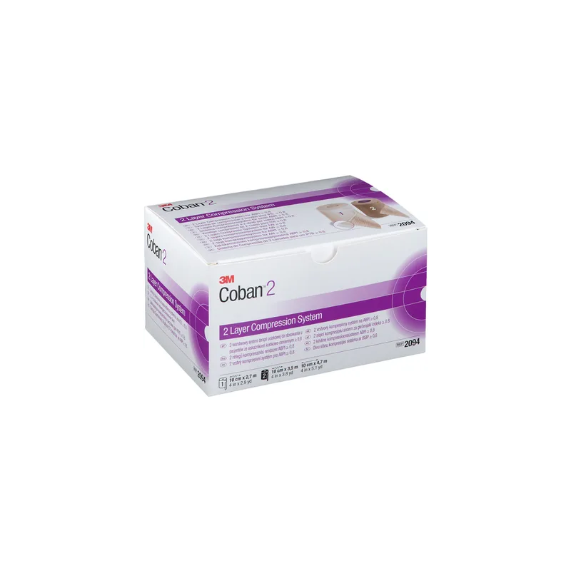 3M – Coban 2 Système de compression bi-bandes, 10 cm x 3,5 m 3M – Coban 2 Système de compression bi-bandes, 10 cm x 3,5 m