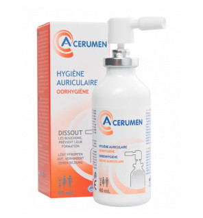 A-Cerumen – Solution spray hygiène auriculaire, environ 270 pulvérisations
