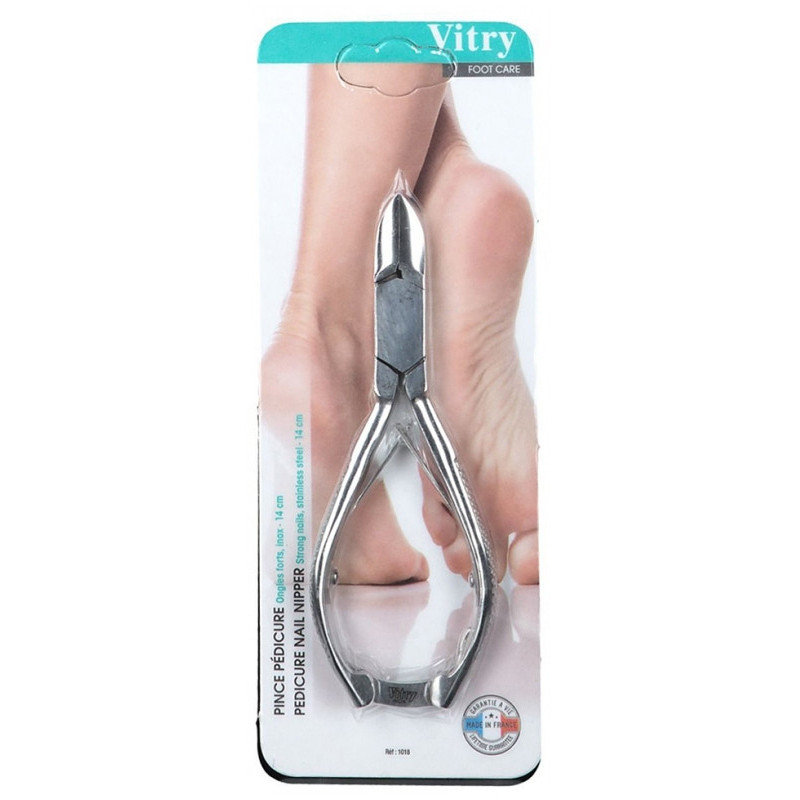 Vitry – Foot Care pince pédicure ongles forts inox 14 cm, 1 pince