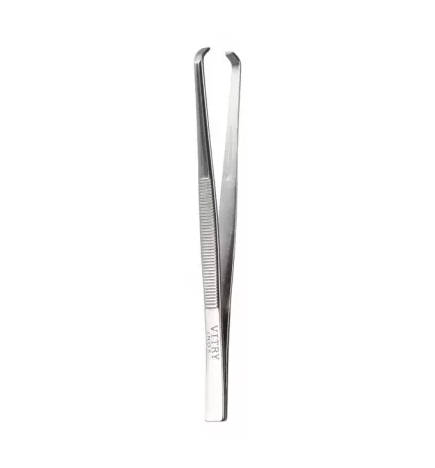 Vitry – Pince à épiler sourcils mors crabe inox, 1 pince