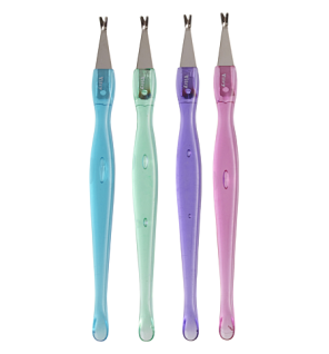 Vitry – Coupe-peaux couleur tête inox, 1 pièce