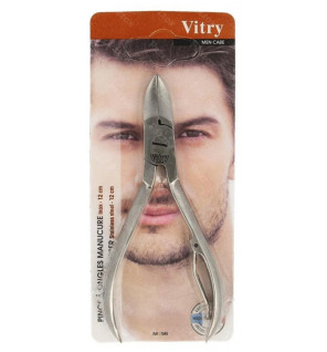 Vitry – Men Care pince à ongles manucure inox 12 cm, 1 pièce