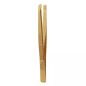 Vitry – Pince à épiler prestige inox dorée mors biais, 1 pince